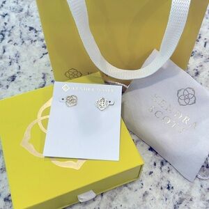Kendra Scott logo stud earrings